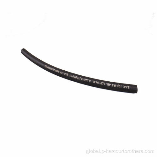 Double Wire Braided Hydraulic Hose 2 layer fibre braid Medium pressure rubber hose SAE 100 R3 Manufactory